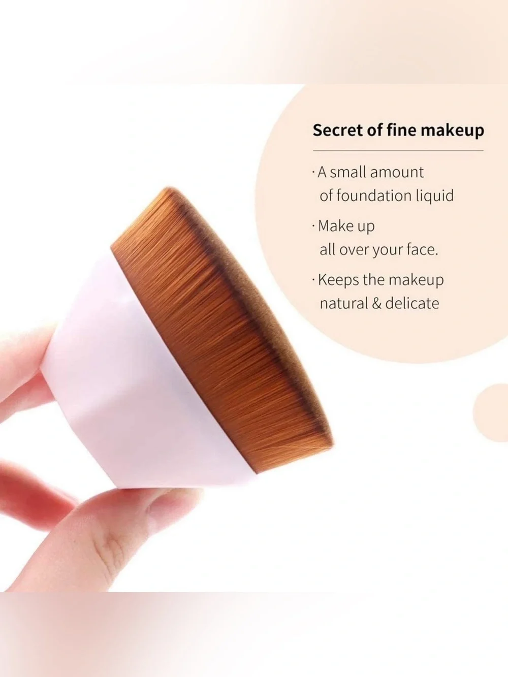 High Density Kabuki Foundation Brush w/ Protective Case: Flawless Application